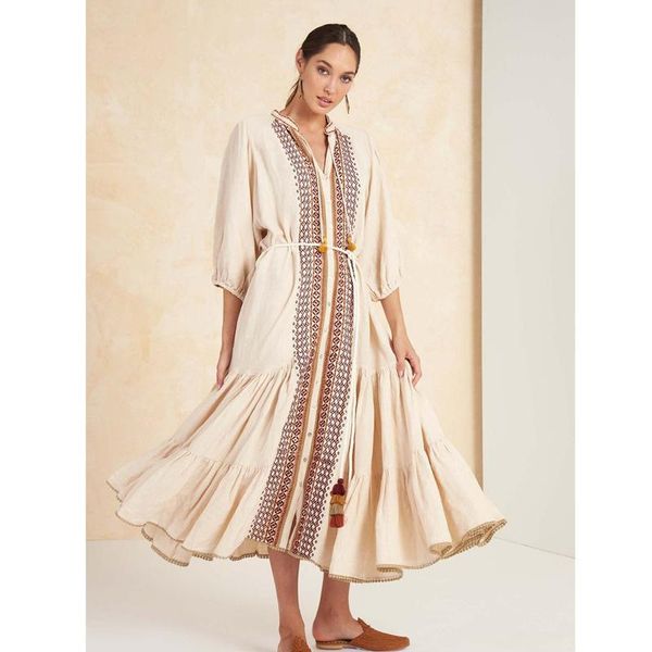 casual dresses women's long boho dress lacing up button down midi embroidery tassel lantern sleeve chic mujer vestidos ethnic robes, Black;gray
casual dresses women's long boho dress lacing up button down midi embroidery tassel lantern sleeve chic mujer vestidos ethnic robes, Black;gray