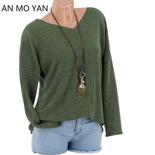women's sweaters an mo yan 2021 spring womens v-neck knit long sweater loose solid oversized, White;black
women's sweaters an mo yan 2021 spring womens v-neck knit long sweater loose solid oversized, White;black