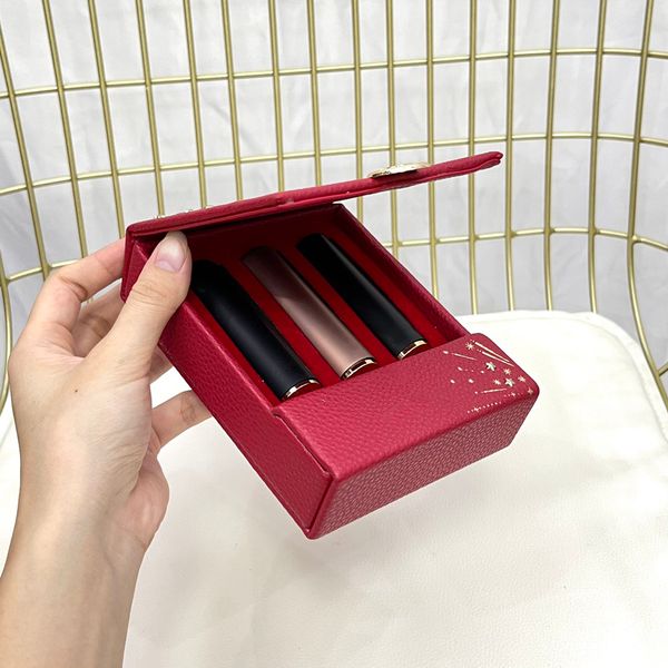 lipstick 3pcs set makeup set 3colours lipgloss black tube rouge kind of 888 505 196 matte lipsticks long lasting lip cosmetics gift box kit
lipstick 3pcs set makeup set 3colours lipgloss black tube rouge kind of 888 505 196 matte lipsticks long lasting lip cosmetics gift box kit