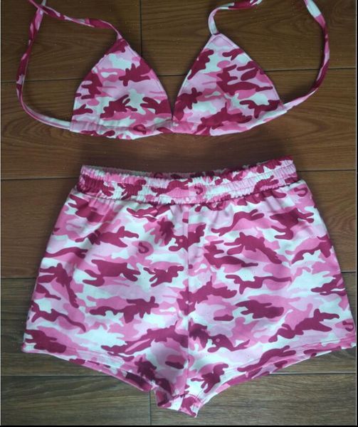 camouflage two piece set women tracksuits summer camo short sets beach outfits bra crop and pants 2 tracksuit, Gray
camouflage two piece set women tracksuits summer camo short sets beach outfits bra crop and pants 2 tracksuit, Gray