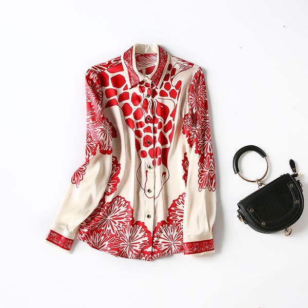 women's blouses & shirts european and american women's clothing the spring lapel long sleeve flower print fashion silk shirt z0d0, White
women's blouses & shirts european and american women's clothing the spring lapel long sleeve flower print fashion silk shirt z0d0, White