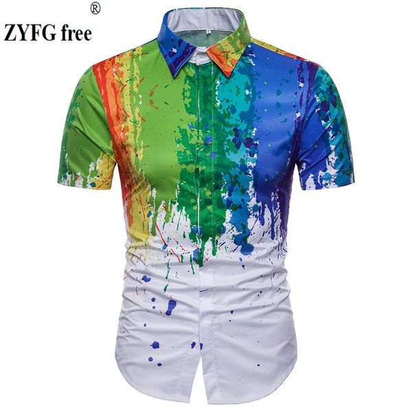 casual short sleeve shirts 2021 summer male 3d printing splash oil paint pattern fit fashion shirt dress men large size 3xl men's, White;black
casual short sleeve shirts 2021 summer male 3d printing splash oil paint pattern fit fashion shirt dress men large size 3xl men's, White;black