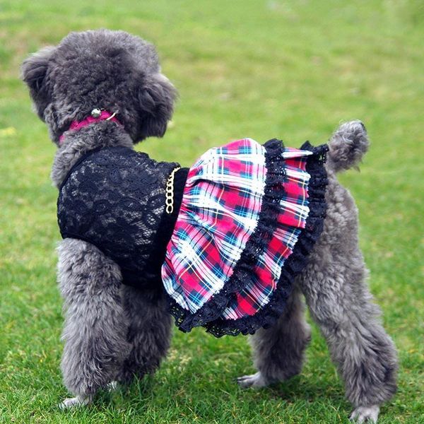 dog apparel vintage plaid balck lace puppy luxury dresstutu skirt summer pet cat princess party dress small chihuahua clothes
dog apparel vintage plaid balck lace puppy luxury dresstutu skirt summer pet cat princess party dress small chihuahua clothes
