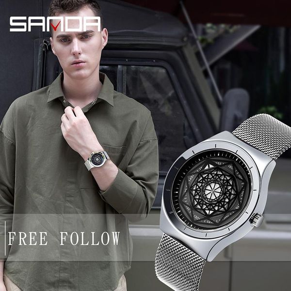 wristwatches sanda 2021 design men's watches fashion quartz watch for men steel straps wristwatch casual sport relojes para hombre, Slivery;brown
wristwatches sanda 2021 design men's watches fashion quartz watch for men steel straps wristwatch casual sport relojes para hombre, Slivery;brown
