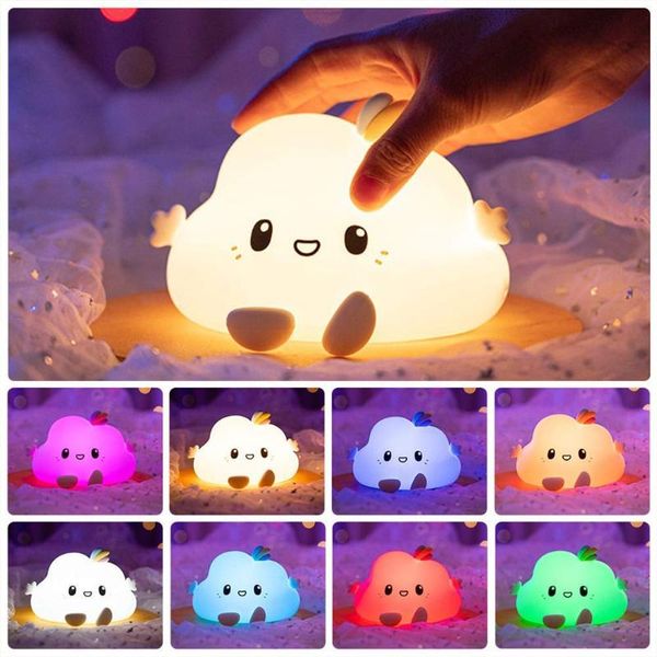 night lights cloud lamp cartoon shaped light of gift lighting table silicone energy-saving bedside bedroom
night lights cloud lamp cartoon shaped light of gift lighting table silicone energy-saving bedside bedroom