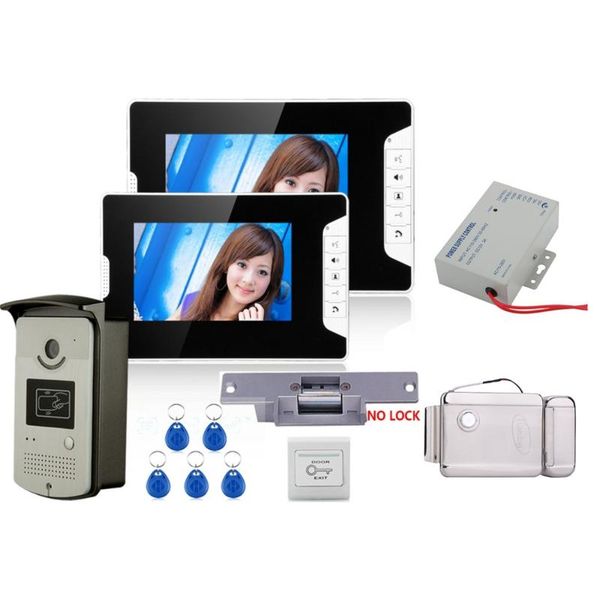 home security 7" color video door phone intercom system with 2 monitor 1 rfid hd doorbell 1000tvl camera+electric strike lock phones
home security 7" color video door phone intercom system with 2 monitor 1 rfid hd doorbell 1000tvl camera+electric strike lock phones