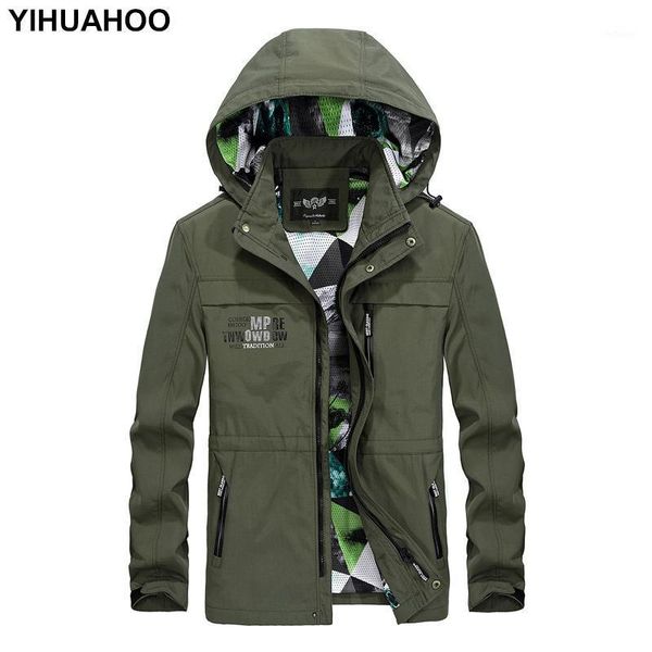 men's jackets yihuahoo jacket men spring hooded overcoats male brand clothing thin zipper pockets summer casual mens and coats dml-862, Black;brown
men's jackets yihuahoo jacket men spring hooded overcoats male brand clothing thin zipper pockets summer casual mens and coats dml-862, Black;brown