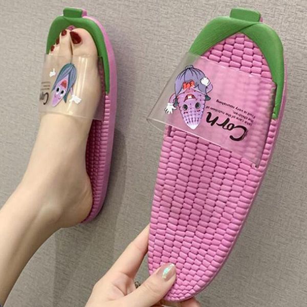 slippers creative corn women fashion summer ladies casual slip on soft bottom beach flip flops slides indoor shoes sh475, Black
slippers creative corn women fashion summer ladies casual slip on soft bottom beach flip flops slides indoor shoes sh475, Black