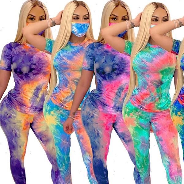 two pieces set women tracksuits short sleeve o neck long pants tie dye 2 sports suit casual outdoor wear, Gray
two pieces set women tracksuits short sleeve o neck long pants tie dye 2 sports suit casual outdoor wear, Gray