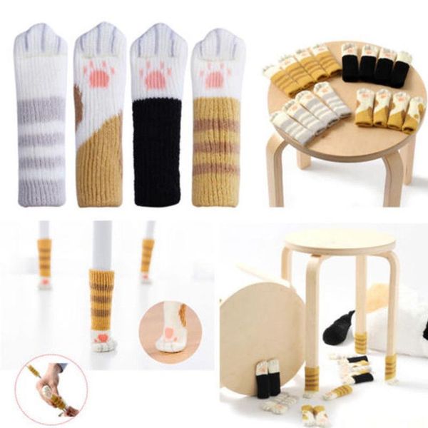chair covers 2021 cat knitting wool furniture cover socks floor protector table leg-pads
chair covers 2021 cat knitting wool furniture cover socks floor protector table leg-pads