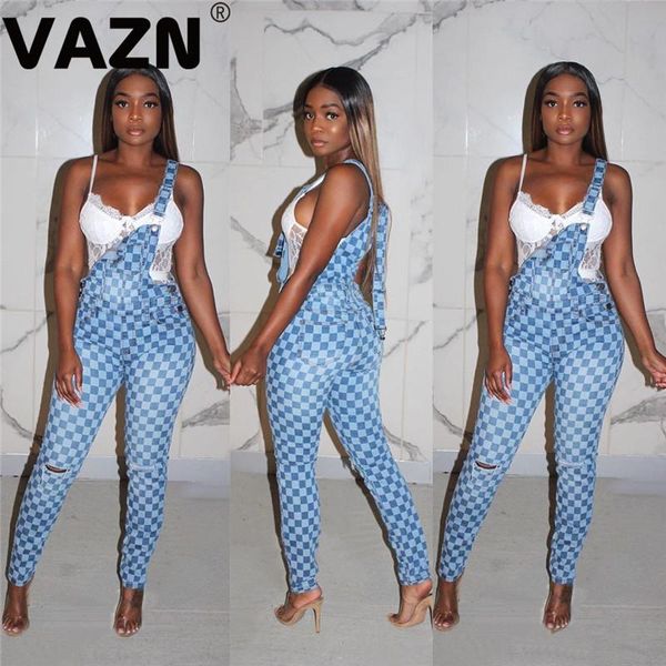 women's jeans vazn 2021 fashion women hip jean hole out overalls office lady long denim pants button club wide leg, Blue
women's jeans vazn 2021 fashion women hip jean hole out overalls office lady long denim pants button club wide leg, Blue