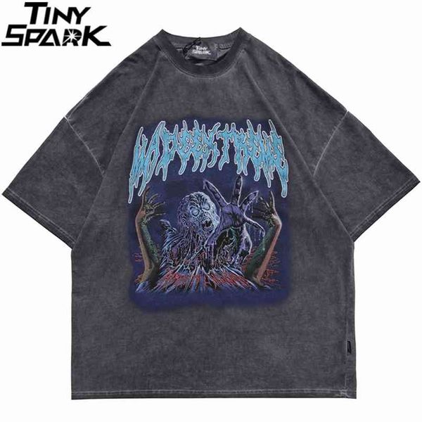 hip hop oversize washed t-shirt men streetwear monster print t shirt harajuku cotton loose summer short sleeve tshirt gray 210707, White;black
hip hop oversize washed t-shirt men streetwear monster print t shirt harajuku cotton loose summer short sleeve tshirt gray 210707, White;black