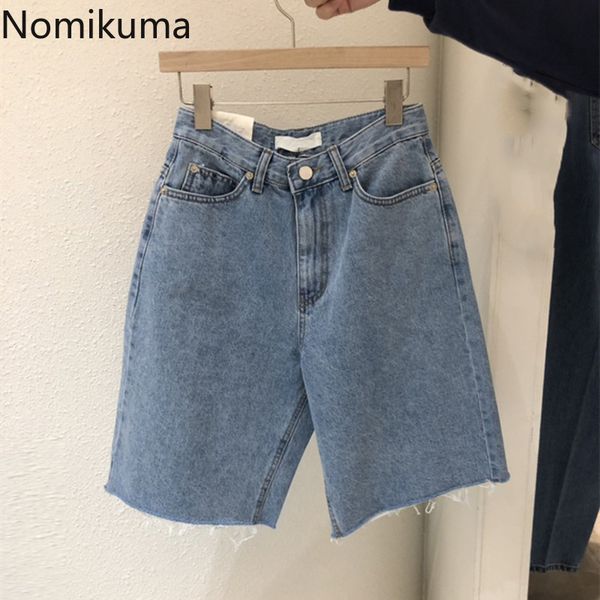 nomikuma korean spring summer women jeans half pants causal high waist demin trousers fashion wide leg demin pants 6f402 210427, Blue
nomikuma korean spring summer women jeans half pants causal high waist demin trousers fashion wide leg demin pants 6f402 210427, Blue