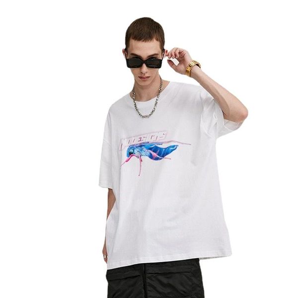 men's t-shirts star actual shooting models 2021 spring and summer street tide fluorescent bee print loose short-sleeved t-shirt, White;black
men's t-shirts star actual shooting models 2021 spring and summer street tide fluorescent bee print loose short-sleeved t-shirt, White;black
