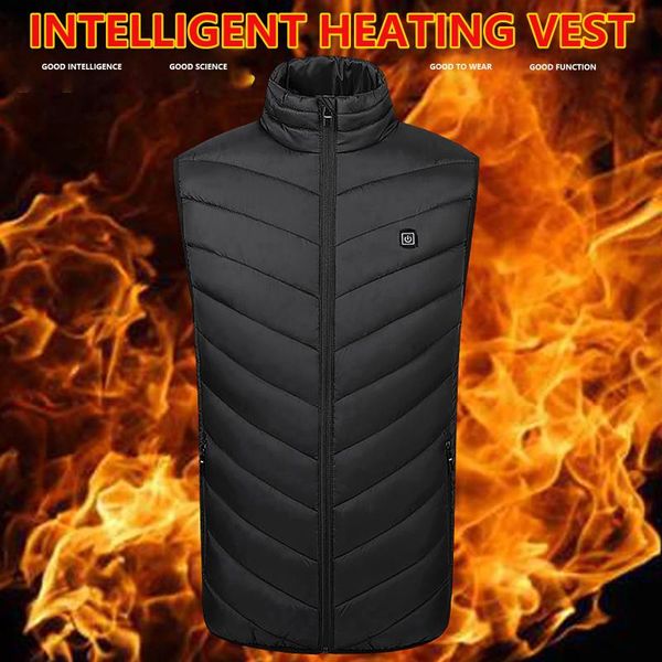 women's vests 9 places heated vest men women usb jacket heating thermal clothing hunting winter fashion heat black 5xl 6xl, Black;white
women's vests 9 places heated vest men women usb jacket heating thermal clothing hunting winter fashion heat black 5xl 6xl, Black;white