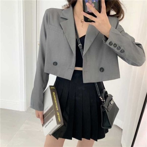 heliar suit harajuku jackets long sleeve autumn vintage jk with buttons casual suit 211014, Black;brown
heliar suit harajuku jackets long sleeve autumn vintage jk with buttons casual suit 211014, Black;brown