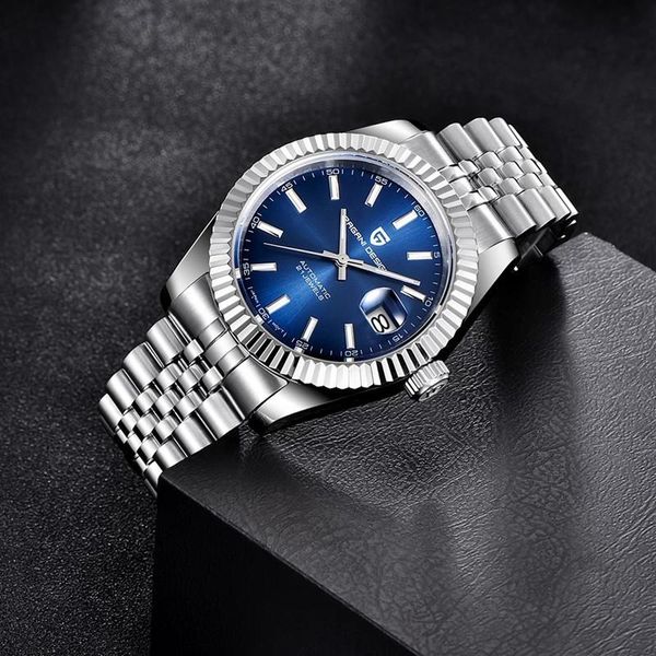 wristwatches pagani design brand men mechanical watch luxury automatic sport stainless steel waterproof relogio masculino, Slivery;brown
wristwatches pagani design brand men mechanical watch luxury automatic sport stainless steel waterproof relogio masculino, Slivery;brown