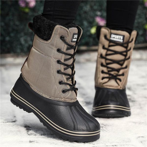 boots women waterproof plush warm winter ankle snow platform shoes with thick fur botas mujer high, Black
boots women waterproof plush warm winter ankle snow platform shoes with thick fur botas mujer high, Black