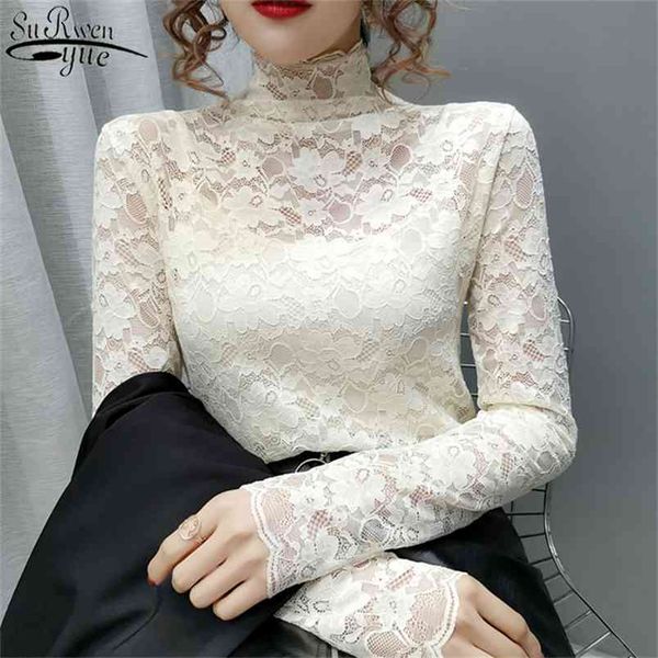 women blouses fashion lace hollow out woman's shirts autumn long sleeve slim lady clothing korean style 10812 210421, White
women blouses fashion lace hollow out woman's shirts autumn long sleeve slim lady clothing korean style 10812 210421, White