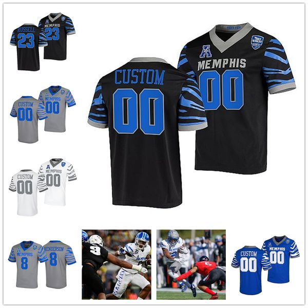 ncaa memphis tigers stitched football jersey 8 charles greenhill 20 deangelo williams 30 dave casinelli 64 john bramlett 79 harry schuh 83 i, Black
ncaa memphis tigers stitched football jersey 8 charles greenhill 20 deangelo williams 30 dave casinelli 64 john bramlett 79 harry schuh 83 i, Black