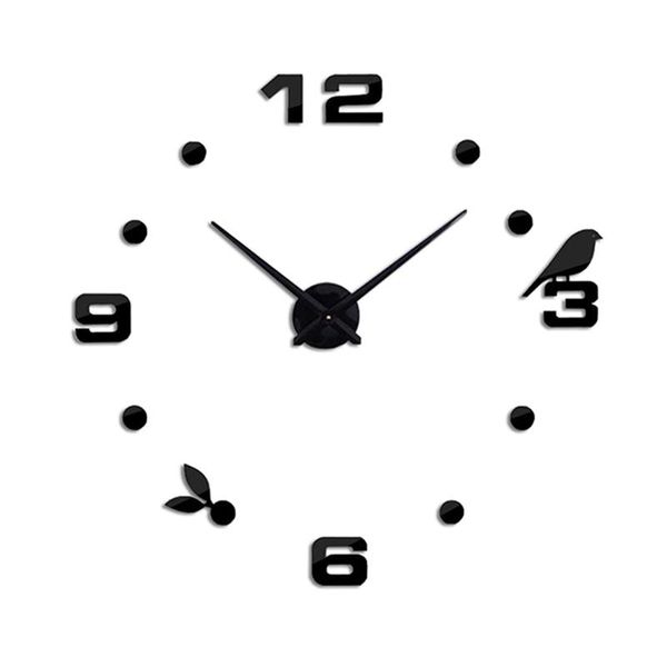 wall clocks self adhesive large clock digital 3d size modern style as birthday gift black
wall clocks self adhesive large clock digital 3d size modern style as birthday gift black