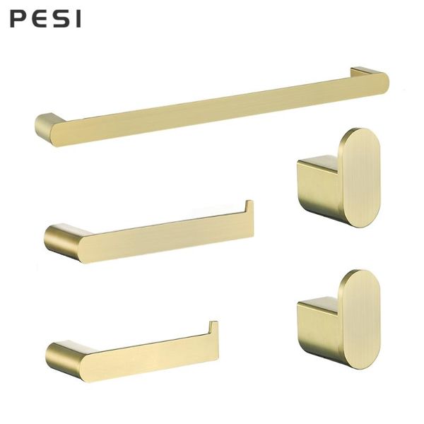 brushed gold bathroom hardware set paper holder towel rack robe hook bar stainless steel accessories. bath accessory
brushed gold bathroom hardware set paper holder towel rack robe hook bar stainless steel accessories. bath accessory