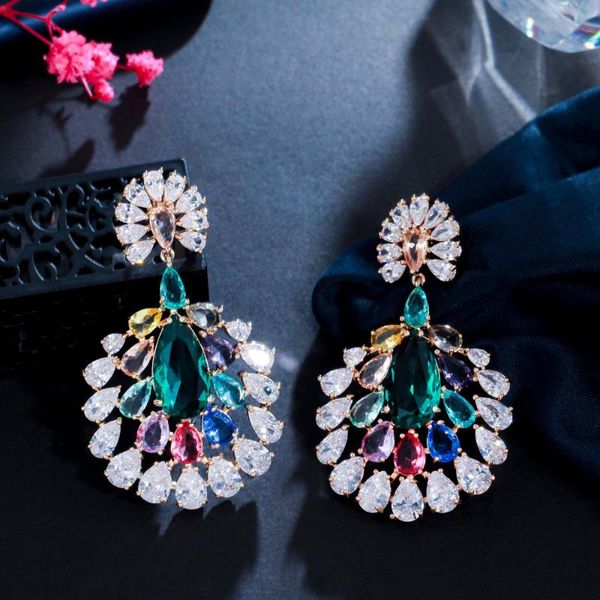 dangle & chandelier cwwzircons stunning multicolor cubic zirconia drop big bridal wedding banquet earrings for women light gold color jewelr, Silver
dangle & chandelier cwwzircons stunning multicolor cubic zirconia drop big bridal wedding banquet earrings for women light gold color jewelr, Silver