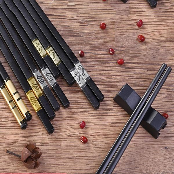 chopsticks 10pair chinese style tableware stick alloy catering utensils sushi sticks non-slip household kitchen
chopsticks 10pair chinese style tableware stick alloy catering utensils sushi sticks non-slip household kitchen