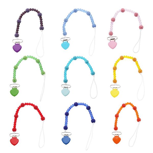 pacifiers# fashion baby crystal pacifier clips pram hook hanging strap soother holder anti folder infant feeding clip
pacifiers# fashion baby crystal pacifier clips pram hook hanging strap soother holder anti folder infant feeding clip