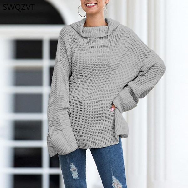 turtleneck sweater women fashion loose plus size split knitted casual autumn winter clothes 2021 women's sweaters, White;black
turtleneck sweater women fashion loose plus size split knitted casual autumn winter clothes 2021 women's sweaters, White;black
