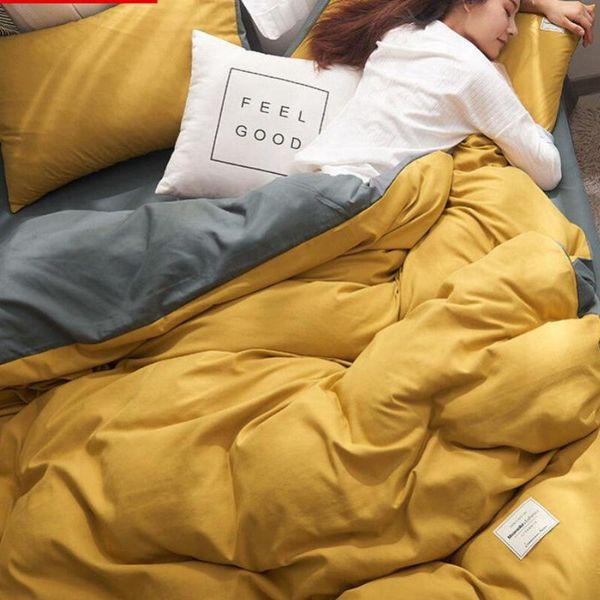 bedding sets nordic style solid color bedroom dormitory set 1quilt cover+1bed sheet+2pillowcase skin-friendly king/ size j8629
bedding sets nordic style solid color bedroom dormitory set 1quilt cover+1bed sheet+2pillowcase skin-friendly king/ size j8629