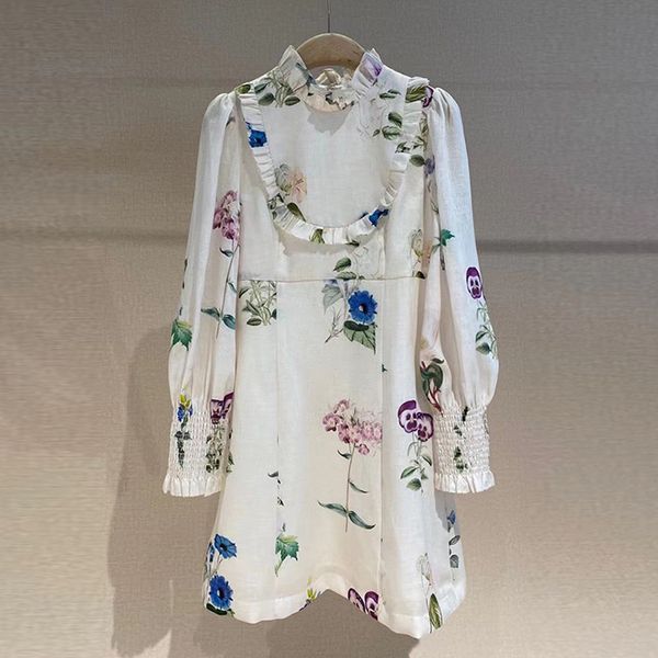 1206 2022 runway dress spring autumn dress brand same style empire long sleeve stand collar flora print fashion yy, Black
1206 2022 runway dress spring autumn dress brand same style empire long sleeve stand collar flora print fashion yy, Black