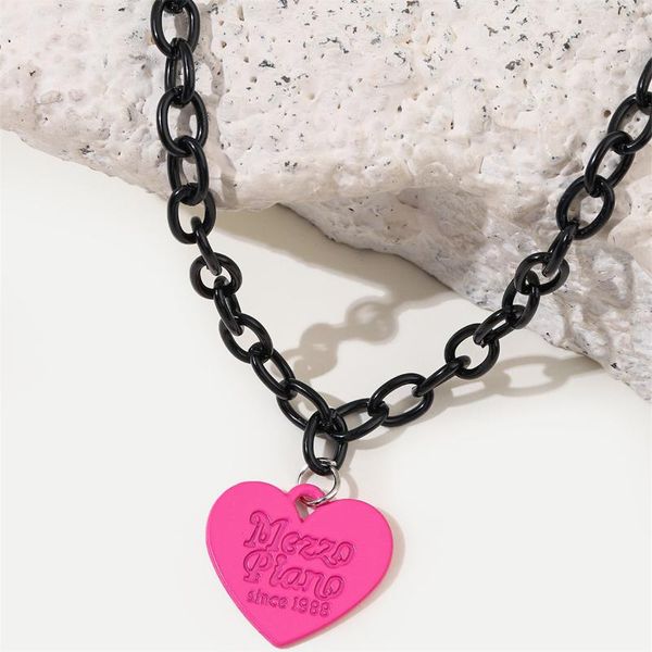 chains trendy love necklace female hip hop personality design sense clavicle chain girlfriend short collares para mujer, Silver
chains trendy love necklace female hip hop personality design sense clavicle chain girlfriend short collares para mujer, Silver