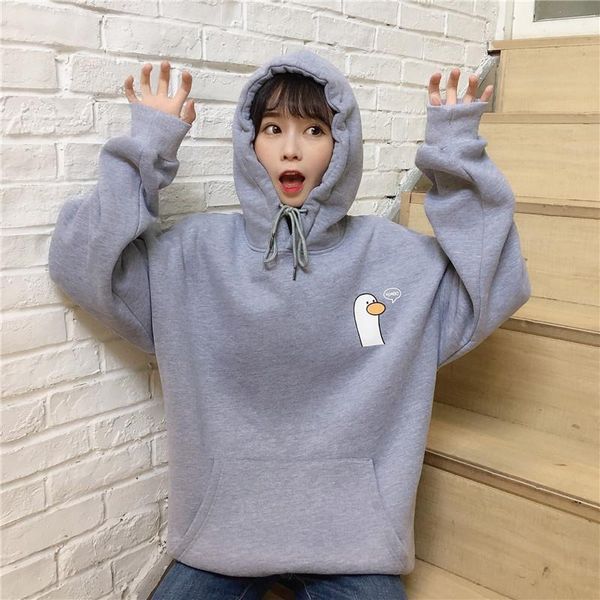 women's hoodies & sweatshirts sweatshirt korean version of funny fun duck female 2021 winter lady warm print hooded clothing sale, Black
women's hoodies & sweatshirts sweatshirt korean version of funny fun duck female 2021 winter lady warm print hooded clothing sale, Black