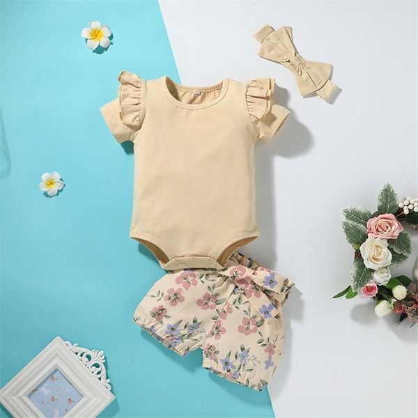 summer children sets short sleeve o neck solid rompers print floral shorts cute 2pcs girls boy clothes set 0-2t 210629, White
summer children sets short sleeve o neck solid rompers print floral shorts cute 2pcs girls boy clothes set 0-2t 210629, White