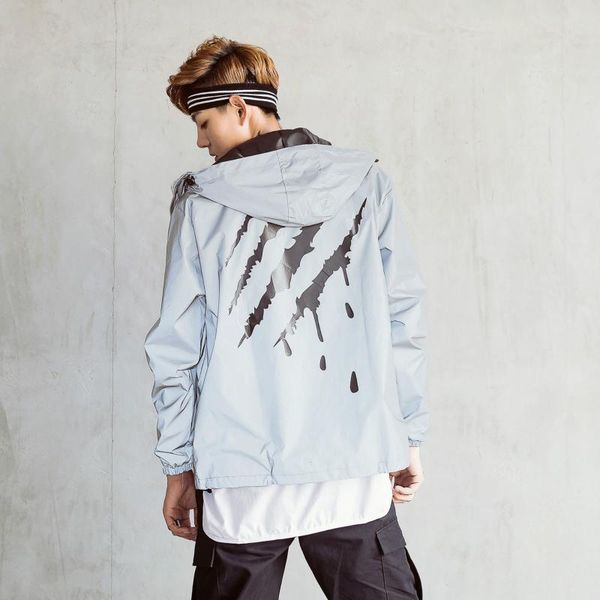 men's jackets men reflective waterproof windbreaker 2021 print fleece thick and coats male hip hop streetwears gm423, Black;brown
men's jackets men reflective waterproof windbreaker 2021 print fleece thick and coats male hip hop streetwears gm423, Black;brown