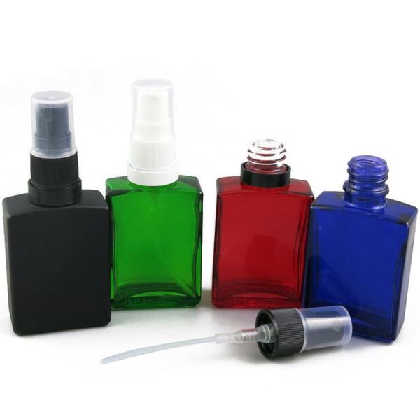 storage bottles & jars 1oz 30ml frost black white clear blue green amber squre flat glass perfume bottle with fine mist sprayer sn
storage bottles & jars 1oz 30ml frost black white clear blue green amber squre flat glass perfume bottle with fine mist sprayer sn