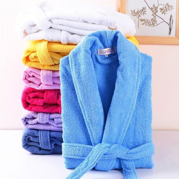 men's men women 100% cotton terry bathrobe lovers solid towel sleepwear long bath robe kimono femme ing gown bridesmaid robes1, Black;brown
men's men women 100% cotton terry bathrobe lovers solid towel sleepwear long bath robe kimono femme ing gown bridesmaid robes1, Black;brown