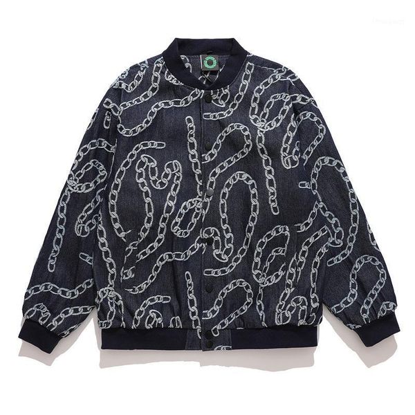 men's jackets men harajuku iron chain printed jeans jacket streetwear women oversized denim coats hiphop black blue, Black;brown
men's jackets men harajuku iron chain printed jeans jacket streetwear women oversized denim coats hiphop black blue, Black;brown