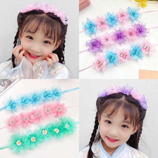 hair accessories fashion organza lace flower headband diy band for girls garland turban children bandage hairband baby, Slivery;white
hair accessories fashion organza lace flower headband diy band for girls garland turban children bandage hairband baby, Slivery;white
