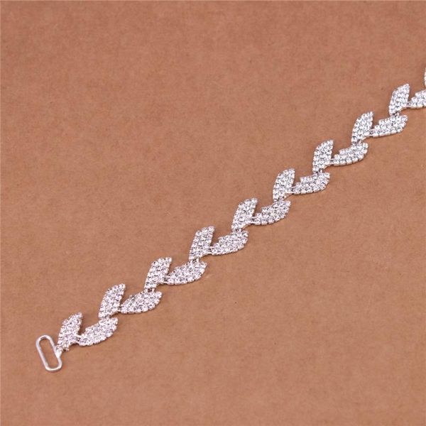 wedding sashes silver leaves rhinestone crystal sash belt for prom party women evening dresses, White
wedding sashes silver leaves rhinestone crystal sash belt for prom party women evening dresses, White