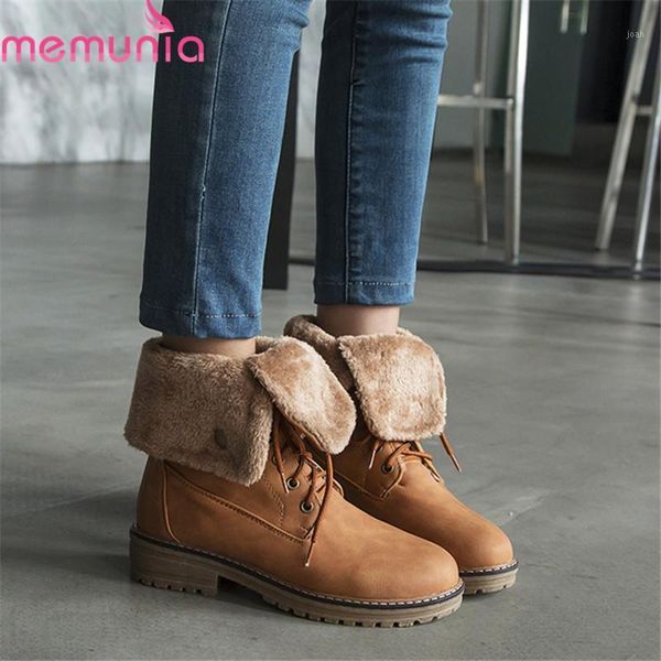 boots memunia 2021 big size 43 women ankle round toe keep warm winter lace up comfortable low heels casual shoes woman1, Black
boots memunia 2021 big size 43 women ankle round toe keep warm winter lace up comfortable low heels casual shoes woman1, Black