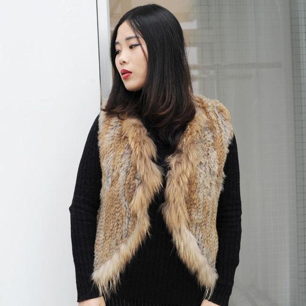 women's vests cx-g-b-34 knit fur women fashion vest with frim ~ drop, Black;white
women's vests cx-g-b-34 knit fur women fashion vest with frim ~ drop, Black;white