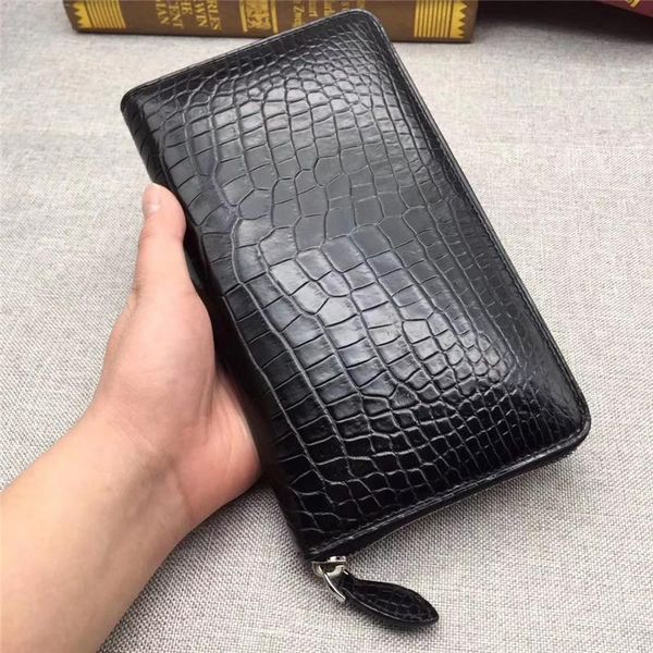 wallets one-piece designer genuine crocodile leather men male large clutch purse authentic real alligator belly skin long wallet for man, Red;black
wallets one-piece designer genuine crocodile leather men male large clutch purse authentic real alligator belly skin long wallet for man, Red;black