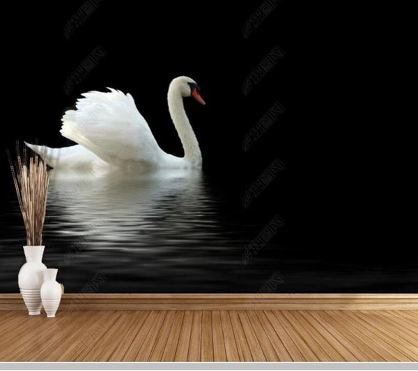papel de parede white swan on black background art 3d wallpaper mural,living room tv wall bedroom paper home decor wallpapers
papel de parede white swan on black background art 3d wallpaper mural,living room tv wall bedroom paper home decor wallpapers