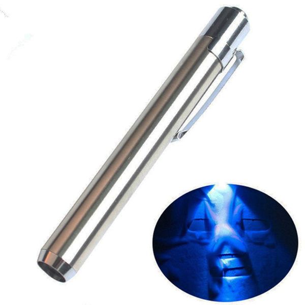 50pcs/lot 395nm uv led mini pocket white pen torch luorescent money detector flashlights torches
50pcs/lot 395nm uv led mini pocket white pen torch luorescent money detector flashlights torches