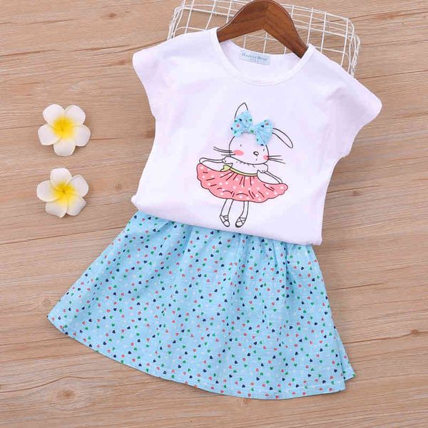 summer children's clothing suit cute cartoon rabbit girl clothes short-sleeve t-shirt + short skirt 2-piece set 210515, White
summer children's clothing suit cute cartoon rabbit girl clothes short-sleeve t-shirt + short skirt 2-piece set 210515, White