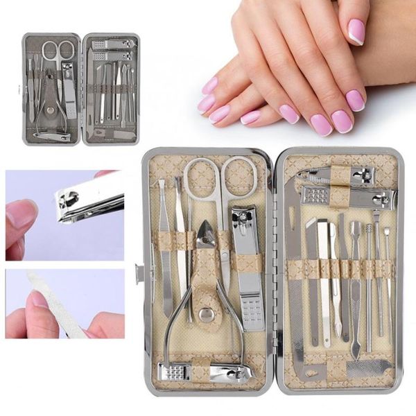 nail art kits manicure 19pcs stainless steel file clipper ear pick eyebrow scissors grooming kit extension
nail art kits manicure 19pcs stainless steel file clipper ear pick eyebrow scissors grooming kit extension