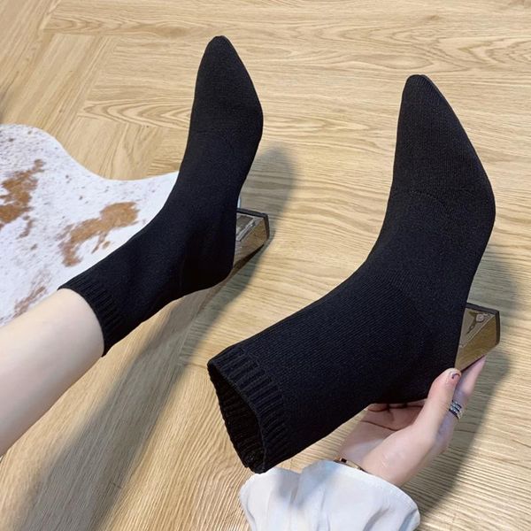 boots knitted elastic socks ankle women 2021 web celebrity pointed thick heels high skinny shoes, Black
boots knitted elastic socks ankle women 2021 web celebrity pointed thick heels high skinny shoes, Black