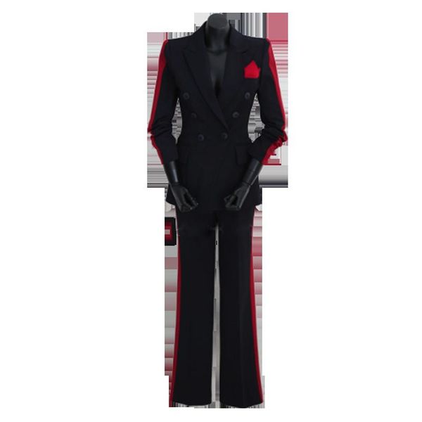 professional business suit women fall winter ladies jacket fashion slim pants two-piece women's two piece, White
professional business suit women fall winter ladies jacket fashion slim pants two-piece women's two piece, White